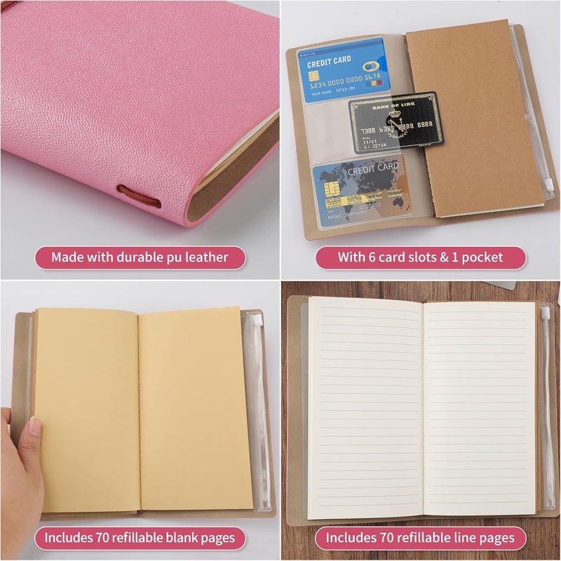 PRSTENLY Retirement Gift for Woman, Retirement Gifts for Women Teacher Friends Nurse Boss, Retired Going Away Goodbye Leaving Farewell Gifts for Coworkers- Happy Retirement Leather Journal - Image 3